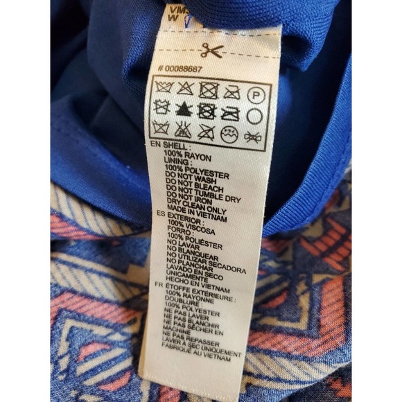 FOREVER 21 Women's Blue 100% Rayon Sleeveless Scoop Neck Long Maxi Dress Small - Picture 7 of 11